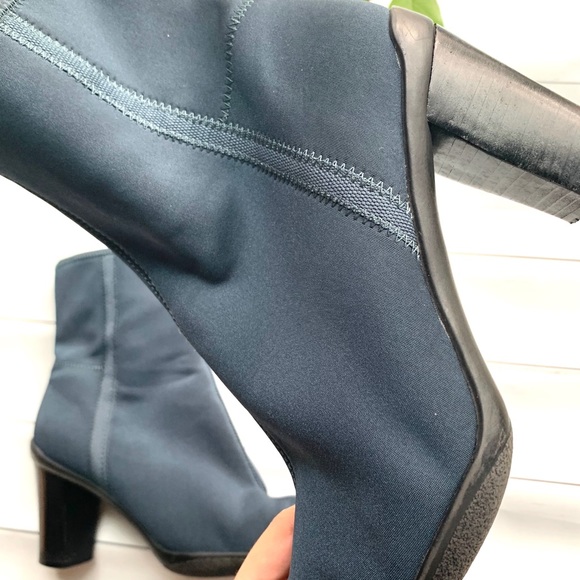 Apostrophe Naomi Toe Fabric Ankle Boots Size 8 - Picture 3 of 4